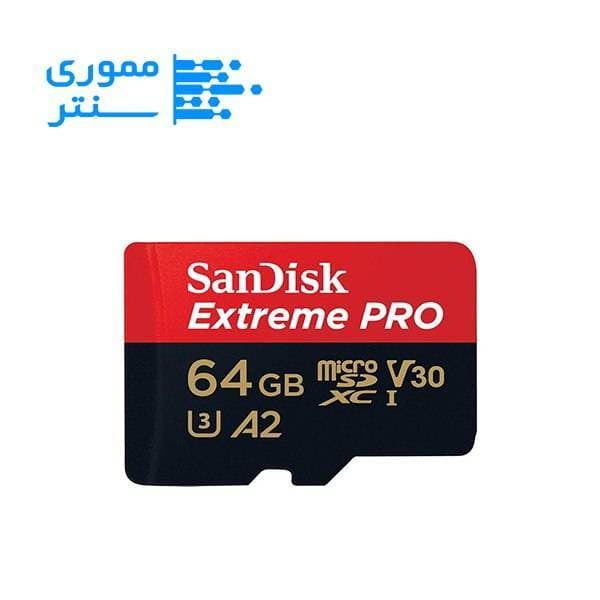 کارت حافظه MicroSDXC سن دیسک (SanDisk) مدل Extreme Pro سرعت 200MB/s ظرفیت 64GB