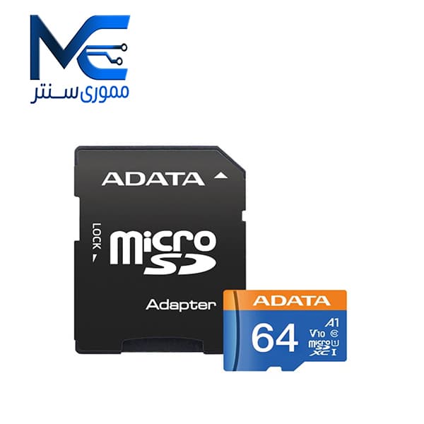 کارت حافظه MicroSDXC ای دیتا (Adata) مدل V10 سرعت 100MB/s ظرفیت 64GB