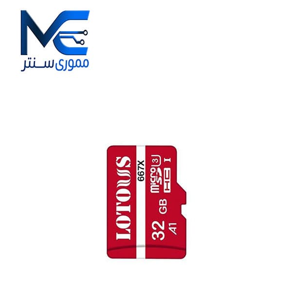 کارت حافظه microSDHC لوتوس (Lotous) 32 گیگابایت 667X مدل UHS-I U3 سرعت 100MB/s