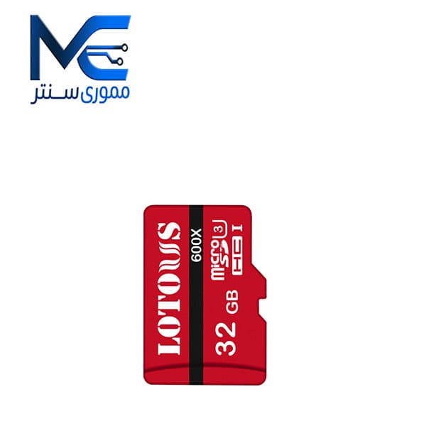کارت حافظه microSDHC لوتوس (Lotous) 32 گیگابایت 600X مدل U3 سرعت 90MB/s