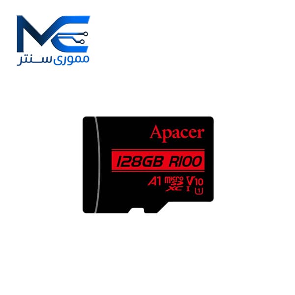کارت حافظه microSDXC اپیسر (Apacer) مدل Rioo A1 V10 ظرفیت 128 گیگابایت سرعت 100MBps
