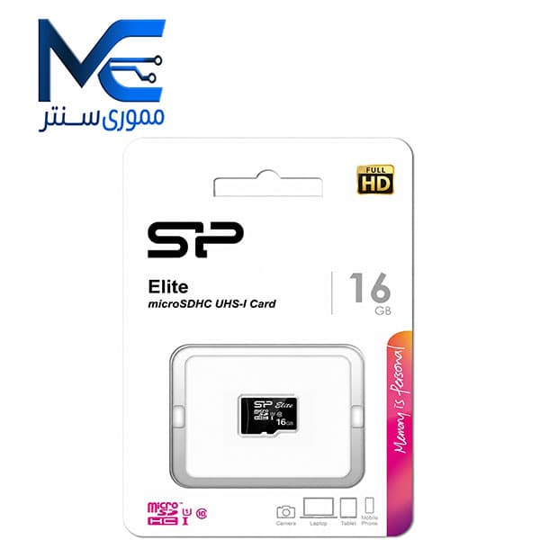 کارت حافظه microSDHC سیلیکون پاور (ِSilicon Pawer) 16 گیگابایت مدل Elite U1 سرعت 100MB/s