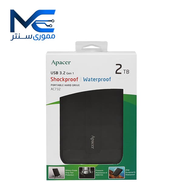 هارد اکسترنال اپیسر (Apacer) مدل AC732 ظرفیت 2 ترابایت