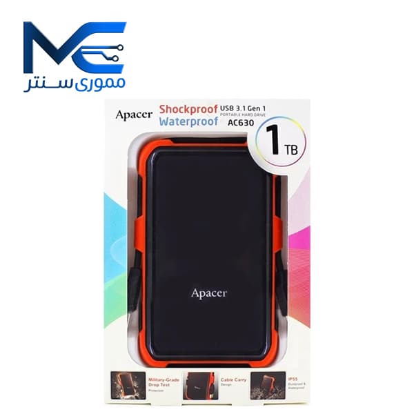 هارد اکسترنال اپیسر (Apacer) مدل AC630 ظرفیت 1 ترابایت