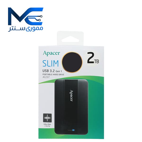 هارد اکسترنال اپیسر (Apacer)  مدل AC237 ظرفیت 2 ترابایت