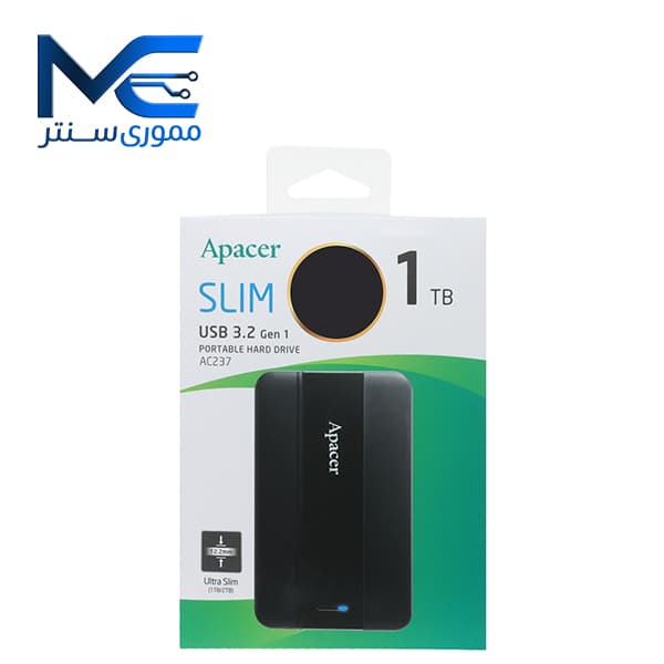 هارد اکسترنال اپیسر  (Apacer) مدل AC237 ظرفیت 1 ترابایت