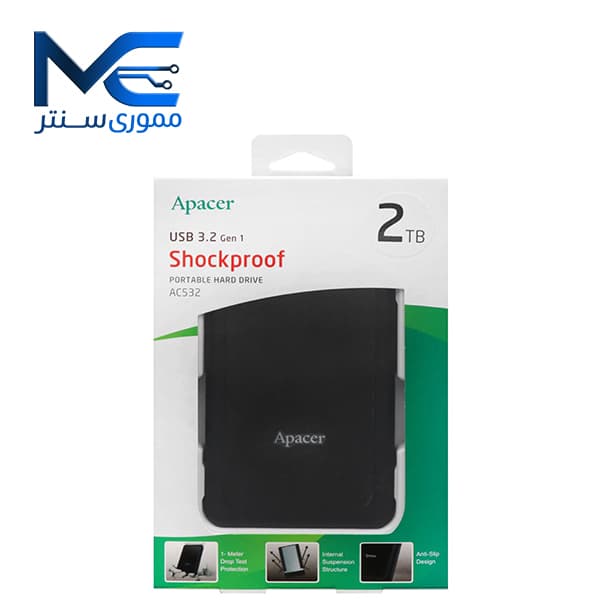 هارد اکسترنال اپیسر (Apacer)  مدل AC532 ظرفیت 2 ترابایت
