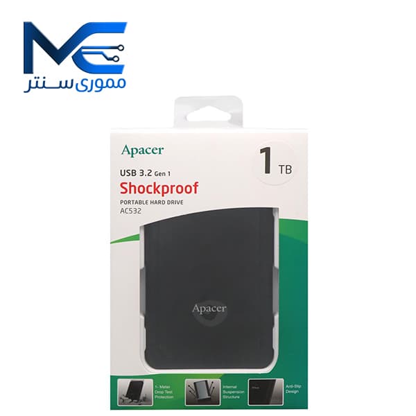 هارد اکسترنال اپیسر (Apacer) مدل AC532 ظرفیت 1 ترابایت