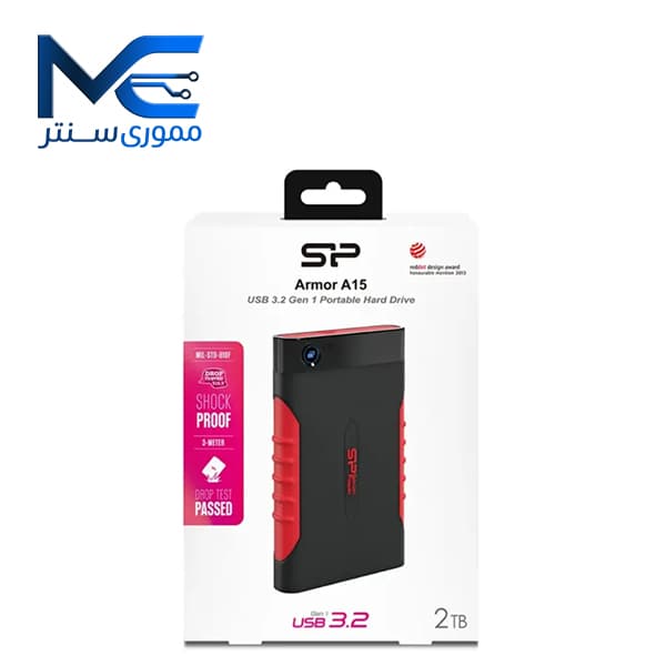 هارد اکسترنال سیلیکون پاور (ِSilicon Pawer) مدل Armor A15 ظرفیت 2 ترابایت