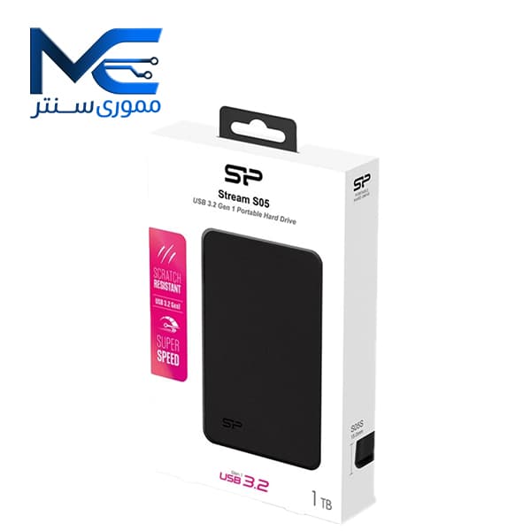 هارد اکسترنال سیلیکون پاور (ِSilicon Pawer) مدل Stream S05 ظرفیت 1 ترابایت
