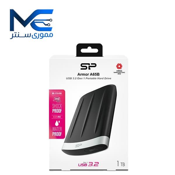 هارد اکسترنال سیلیکون پاور (ِSilicon Pawer) مدل Armor A65B ظرفیت 1 ترابایت