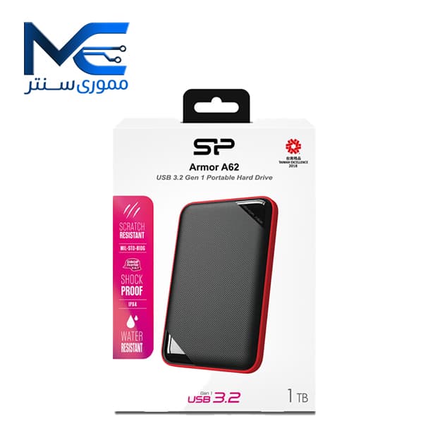 هارد اکسترنال سیلیکون پاور (ِSilicon Pawer) Armor A62 ظرفیت 1 ترابایت