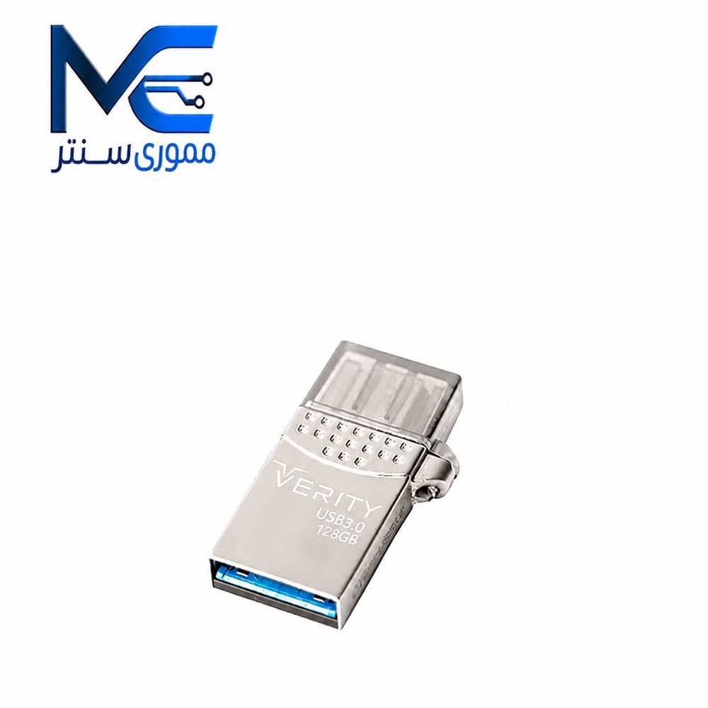 فلش مموری وریتی (ِVERITY) مدل O511 Otg Type-C USB3.0 ظرفیت 128 گیگابایت